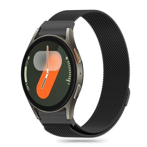 ⁨Pasek do SAMSUNG GALAXY WATCH 4 / 5 / 5 PRO / 6 / 7 / FE Tech-Protect Milaneseband czarne⁩ w sklepie Wasserman.eu