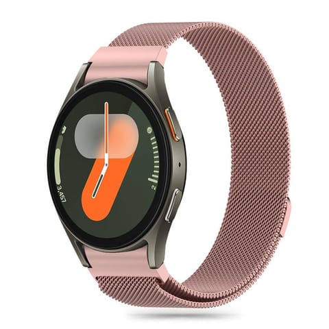 ⁨Pasek do SAMSUNG GALAXY WATCH 4 / 5 / 5 PRO / 6 / 7 / FE Tech-Protect Milaneseband różowe złoto⁩ w sklepie Wasserman.eu