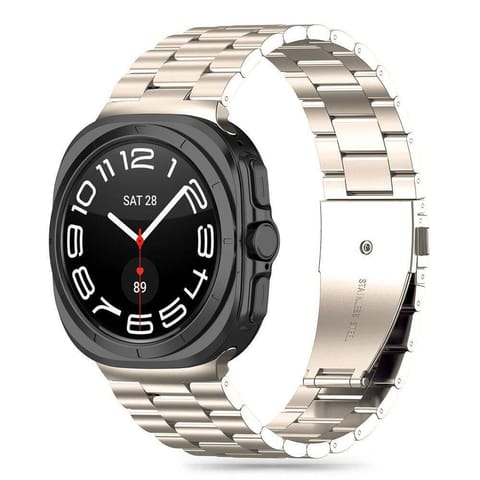 Pasek do SAMSUNG GALAXY WATCH ULTRA (47MM) Tech-Protect Stainless Titanium srebrne w sklepie Wasserman.eu