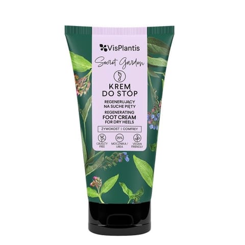 ⁨VIS PLANTIS Secret Garden Krem do stóp regenerujący - na suche pięty z Żywokostem 75ml⁩ w sklepie Wasserman.eu