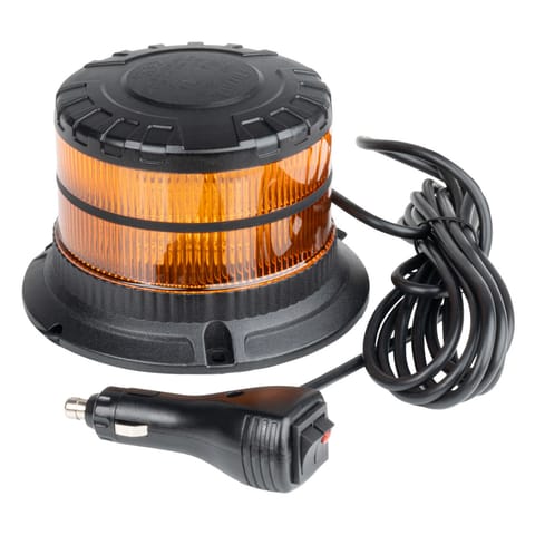 ⁨Lampa ostrzegawcza błyskowa kogut led w29m 12v 24v amio-04110⁩ w sklepie Wasserman.eu