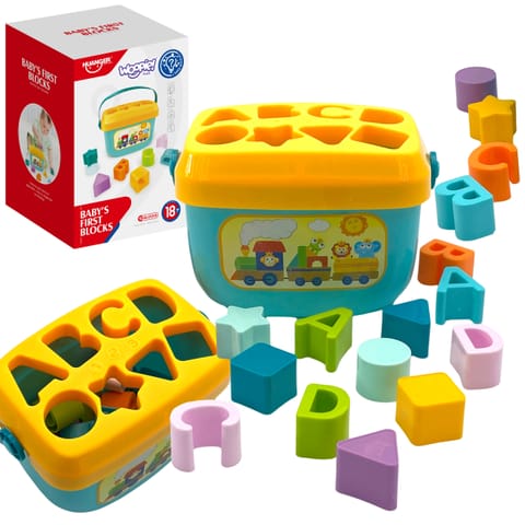 ⁨WOOPIE BABY Sorter 2w1 Skrzynka Walizka + Nauka Alfabetu i Kształtów⁩ w sklepie Wasserman.eu