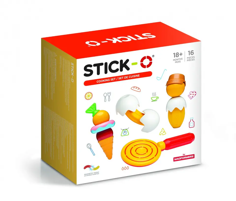 ⁨Magformers Blocks Stick- O Cooking set 16 pcs.⁩ at Wasserman.eu