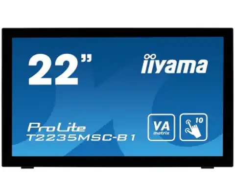 ⁨21,5'' T2235MSC-B1 DOTYK HDMI/DVI/10P⁩ w sklepie Wasserman.eu