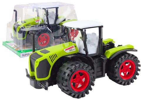 Traktor Farmerski Duży Napęd Frykcyjny Zielony Pojazd Rolniczy w sklepie Wasserman.eu