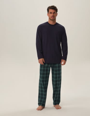 Piżama Herb 41913-59X Granatowy (Rozmiar XXL) w sklepie Wasserman.eu