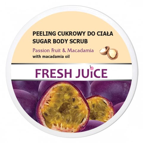 ⁨FRESH JUICE Peeling do ciała Marakuja i Brązowy cukier 225 ml⁩ w sklepie Wasserman.eu