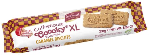 ⁨Coppenrath Coffeehouse Coooky XL Ciastka Karmelowe250 g⁩ w sklepie Wasserman.eu