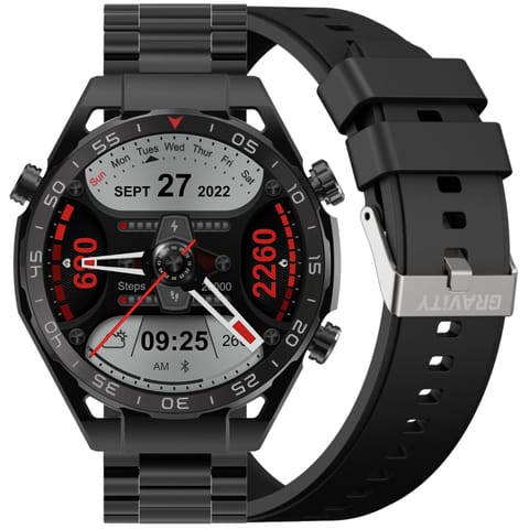 SMARTWATCH MĘSKI GRAVITY GT13-1 - DODATKOWY PASEK (sg028a) w sklepie Wasserman.eu