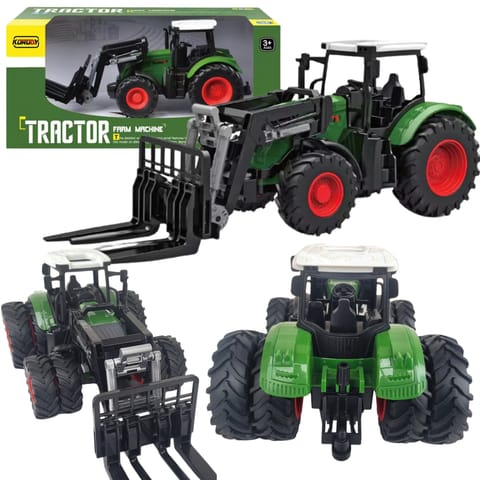 ⁨Traktor Maszyna Rolnicza Ciągnik Model Pojazdu 1:24 Farma Rolnik Zestaw⁩ w sklepie Wasserman.eu