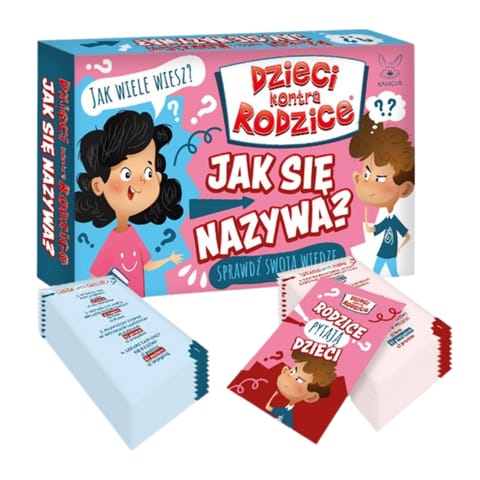 ⁨Gra Rodzinna "Dzieci kontra Rodzice. Jak się nazywa?" Quiz Wiedzy Pytania⁩ w sklepie Wasserman.eu