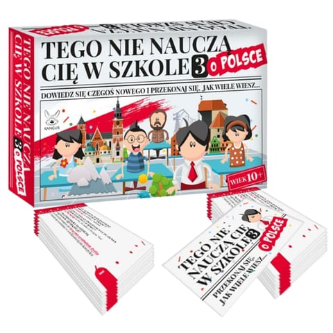 ⁨Gra Edukacyjna "Tego Nie Nauczą Cię W Szkole 3 - O Polsce" Quiz Wiedzy⁩ w sklepie Wasserman.eu