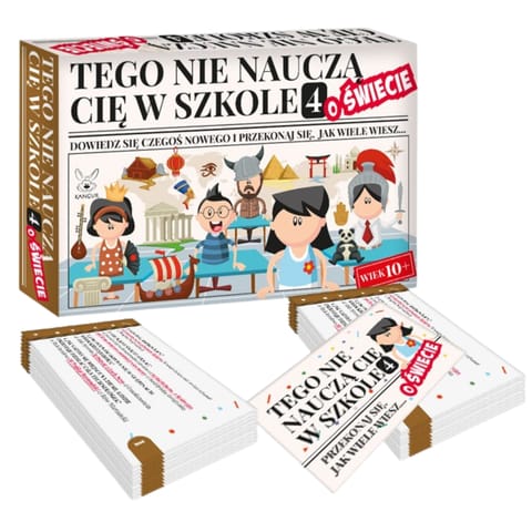 ⁨Gra Edukacyjna "Tego Nie Nauczą Cię W Szkole 4 - O Świecie" Quiz Wiedzy⁩ w sklepie Wasserman.eu