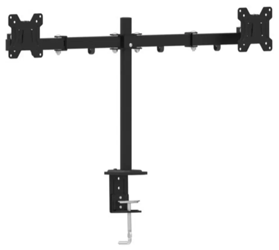Adjustable Desk 2-displ Mounting Arm 13 to 27inch. at Wasserman.eu