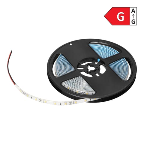 ⁨Taśma LED 12V, 2835, 60L/m, 500lm/m, 4,8W/m, IP63, 6000K, 5m⁩ w sklepie Wasserman.eu