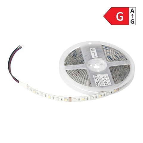 ⁨Taśma LED 12V, Samsung chipset 5050, 60L/m, 330lm/m, 14,4W/m, IP65, RGBW, 5m⁩ w sklepie Wasserman.eu