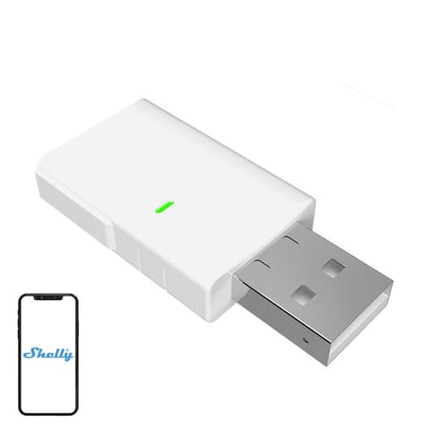 ⁨Bramka Bluetooth Wi-Fi Shelly BLU Gateway (USB-A)⁩ w sklepie Wasserman.eu