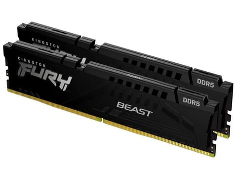 ⁨Kingston Technology FURY Beast 32GB 6000MT/s DDR5 CL30 DIMM (Kit of 2) Black XMP⁩ at Wasserman.eu