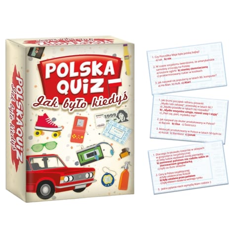 ⁨Gra Edukacyjna "Polska Quiz. Jak było kiedyś" Quiz Pytania Ciekawostki⁩ w sklepie Wasserman.eu