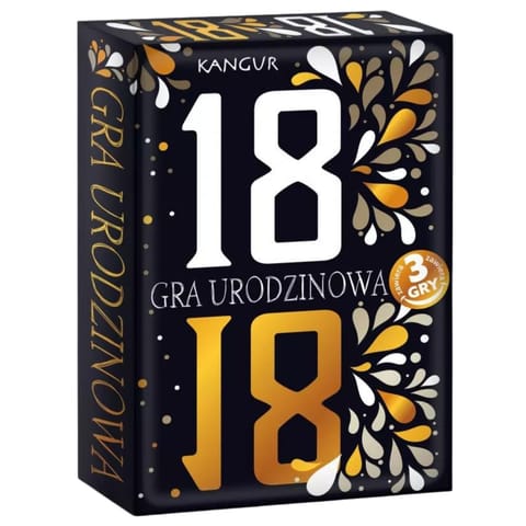 ⁨Gra Imprezowa "18 - Gra Urodzinowa" 3w1 Prezent Na 18 Urodziny Zestaw⁩ w sklepie Wasserman.eu