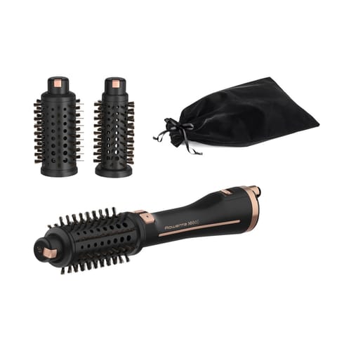⁨Rowenta Ultimate Experience CF9625 Hot air brush Warm Black, Bronze 750 W⁩ at Wasserman.eu