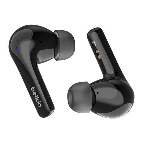 ⁨Słuchawki bezprzewodowe douszne Belkin SoundForm Motion True Wireless Earbuds ENC BT5.3 IPX5 Black⁩ w sklepie Wasserman.eu