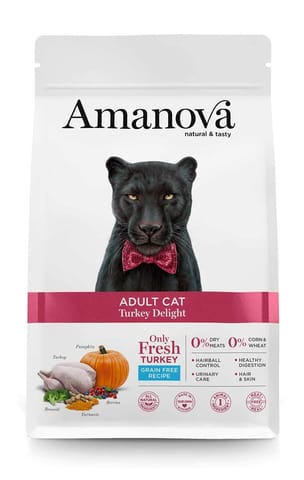 ⁨Amanova  Adult Cat Turkey Delight 1,5kg⁩ w sklepie Wasserman.eu