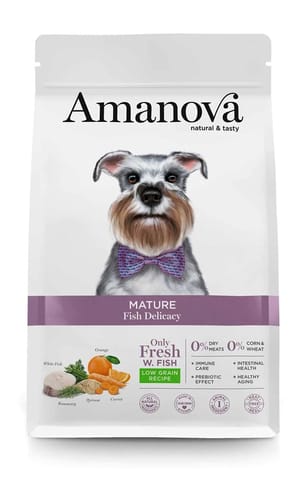 ⁨AMANOVA Mature Fish Delicacy - dry dog food - 2kg⁩ at Wasserman.eu