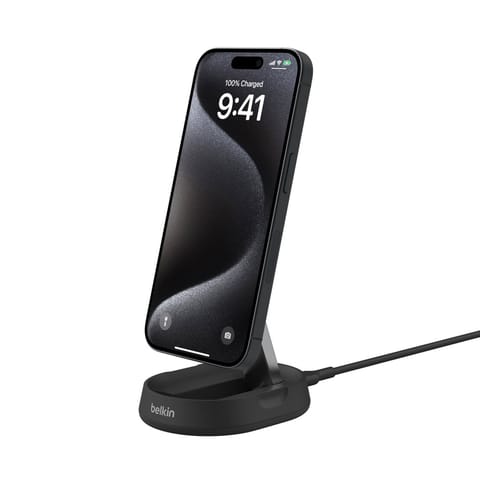 ⁨Belkin BoostCharge Pro Smartphone Black AC Wireless charging Fast charging Indoor⁩ at Wasserman.eu