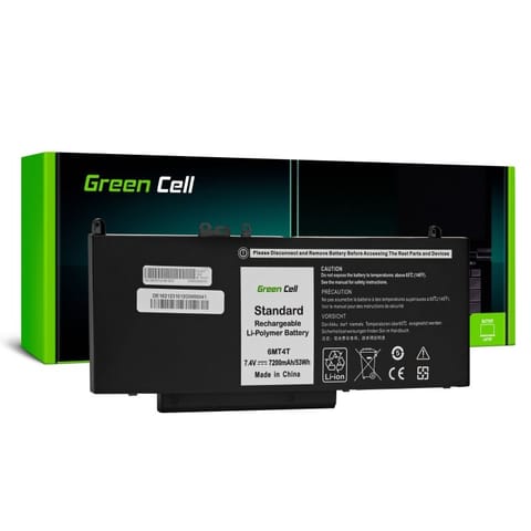 ⁨Green Cell 6MT4T 07V69Y Dell laptop battery 7,4V 7200mAh (DE162)⁩ at Wasserman.eu