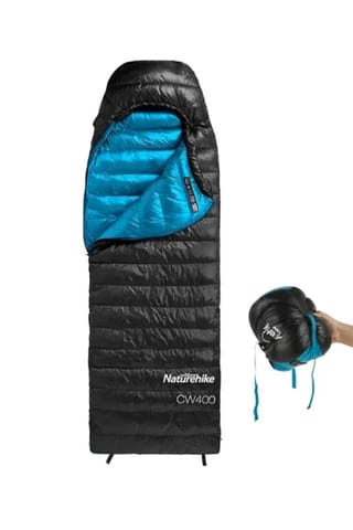 ⁨śpiwór cw400 envelope m duck down nh18c400-d-black NATUREHIKE⁩ w sklepie Wasserman.eu