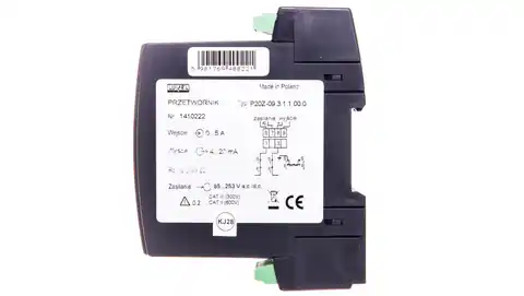 ⁨Transducer AC input input 0-5A output 4-20mA power supply 85-253V AC/DC non-separable screw terminals without KJ approval P20Z 09311⁩ at Wasserman.eu