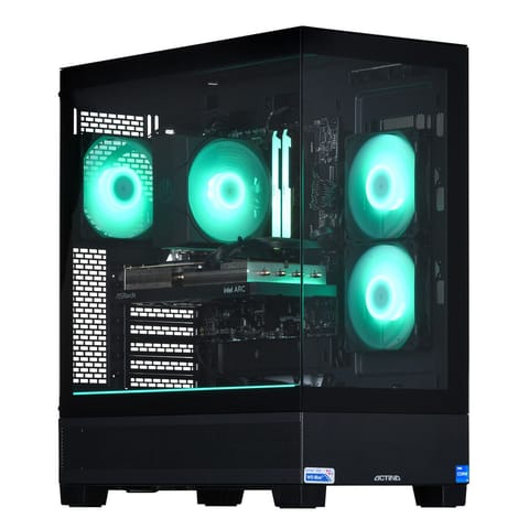 ⁨Actina 5901443387954 PC Intel® Core™ i5 i5-12400F 32 GB DDR4-SDRAM 1 TB SSD Intel Arc A580 Midi Tower Black⁩ at Wasserman.eu