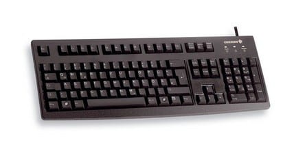 ⁨CHERRY G83-6105 keyboard Universal USB Black⁩ at Wasserman.eu