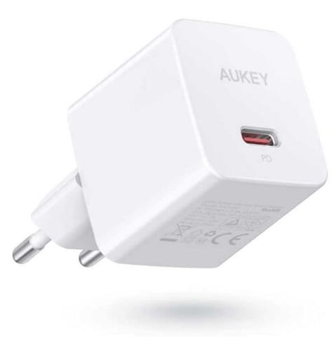 ⁨PA-Y20S White Mini ładowarka sieciowa 1xUSB-C 20W PD Power Delivery⁩ w sklepie Wasserman.eu