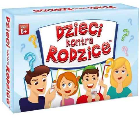 ⁨Gra Rodzinna "Dzieci kontra Rodzice - wersja podstawowa" Karty Z Pytaniami⁩ w sklepie Wasserman.eu