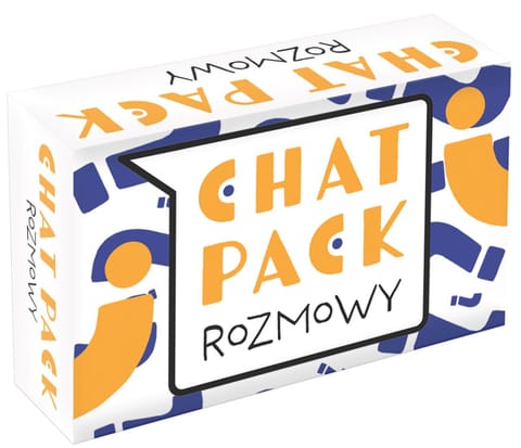 ⁨Gra Towarzyska "Chat Pack Rozmowy Mini" 50 Kart Z Tematami Dyskusje Rozmowy⁩ w sklepie Wasserman.eu