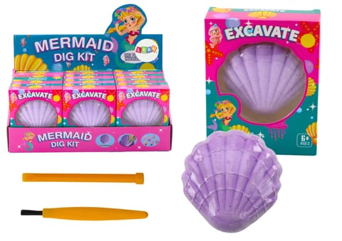 Zestaw Archeologiczny Syrenka W Muszelce Dłuto Pędzelek w sklepie Wasserman.eu