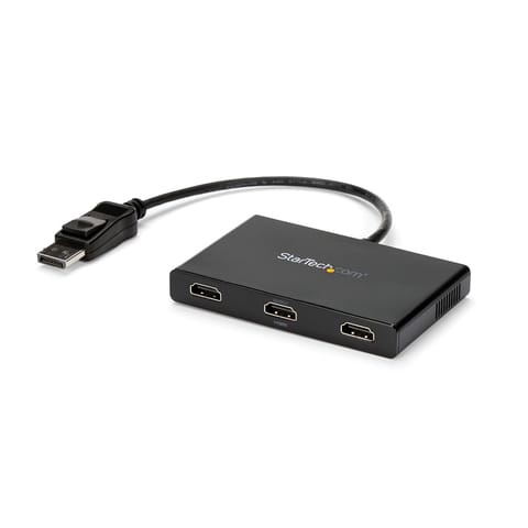 ⁨StarTech.com 3-Port Multi Monitor Adapter - DisplayPort 1.2 to 3x HDMI MST Hub - Triple 1080p HDMI Monitors - Video Splitter for Extended Desktop Mode on Windows PCs Only - DP to 3x HDMI⁩ at Wasserman.eu