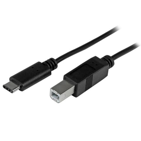 ⁨StarTech.com USB2CB2M kabel USB USB 2.0 2 m USB C USB B Czarny⁩ w sklepie Wasserman.eu