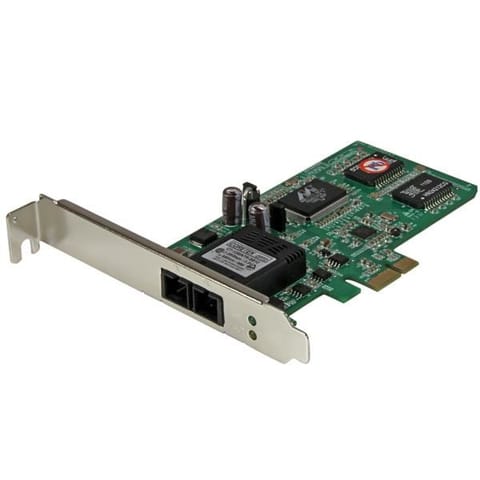 ⁨StarTech.com PCI Express (PCIe) Gigabit Ethernet Multimode SC Fiber Network Card Adapter NIC - 550m⁩ at Wasserman.eu