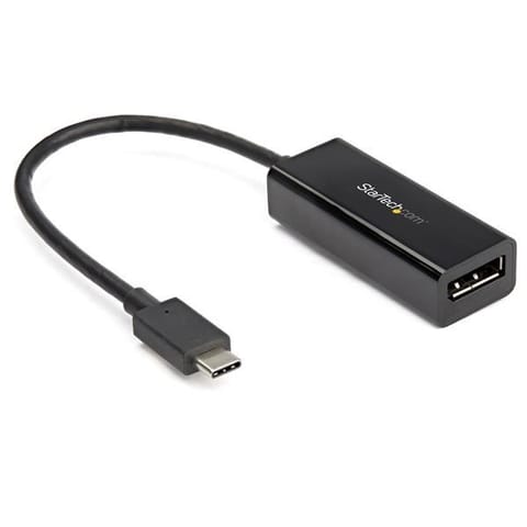 ⁨StarTech.com USB C to DisplayPort Adapter - 8K/5K/4K USB Type C to DP 1.4 Alt Mode Video Converter - HBR3/DSC/HDR - 8K 60Hz Thunderbolt 3 Compatible DisplayPort Monitor Display Adapter⁩ at Wasserman.eu