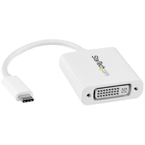 ⁨StarTech.com USB-C to DVI Adapter - White⁩ at Wasserman.eu