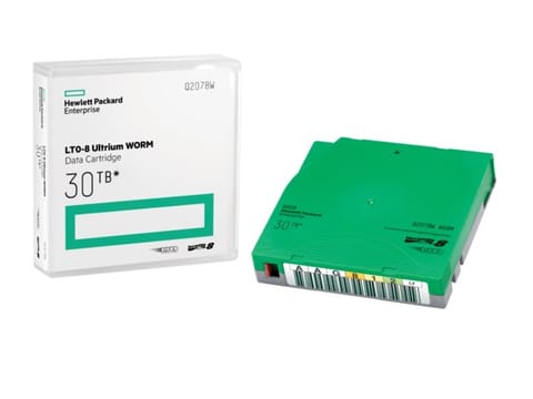 ⁨HPE LTO-8 Ultrium Blank data tape 30 TB 1.26 cm⁩ at Wasserman.eu