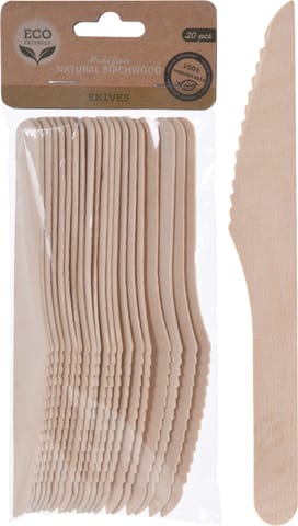 ⁨KPL.20 WOODEN KNIVES 16CM⁩ at Wasserman.eu