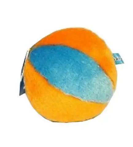⁨Yarro piłka pluszowa pomarańczowo-niebieska 12cm [Y0027]⁩ w sklepie Wasserman.eu