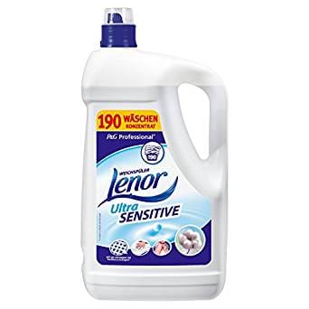 ⁨LENOR 4,75L płyn do płukania 190p Sensitive⁩ w sklepie Wasserman.eu