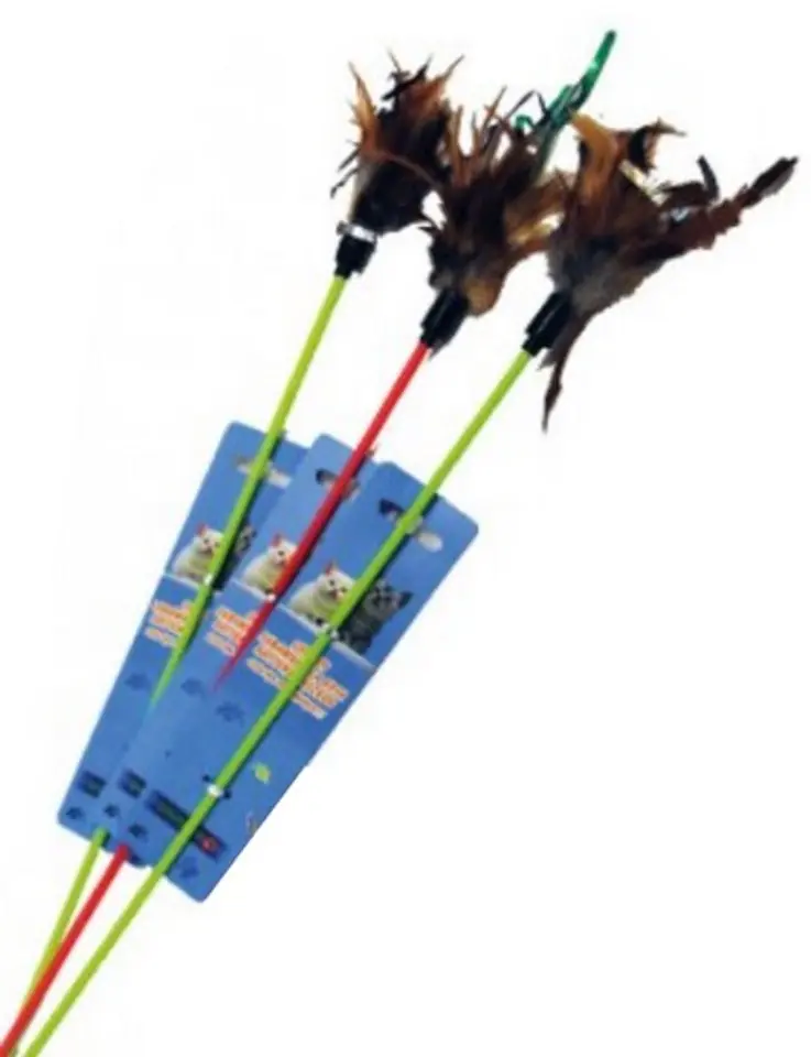 ⁨Yarro Toy stick with feather [Y0209]⁩ at Wasserman.eu