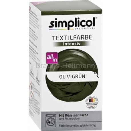 ⁨SIMPLICOL Barwnik do tkanin INTENSIV OLIWKA-ZIELEŃ 560g⁩ w sklepie Wasserman.eu