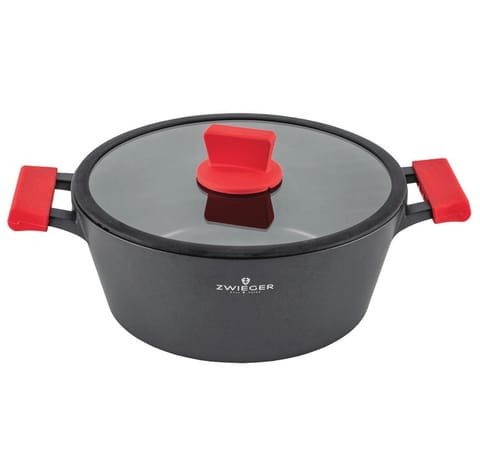 ⁨ZWIEGER OBSIDIAN Casserole with lid 28cm 5L induction⁩ at Wasserman.eu